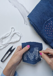 Children - Beginners Sashiko Summer Course