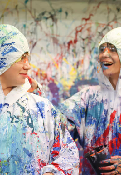 Children's Splatter Painting Class