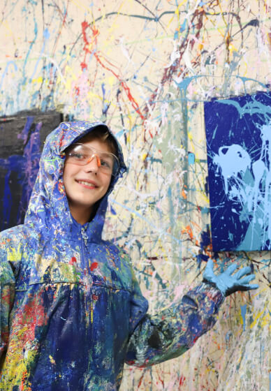 Children's Splatter Painting Class