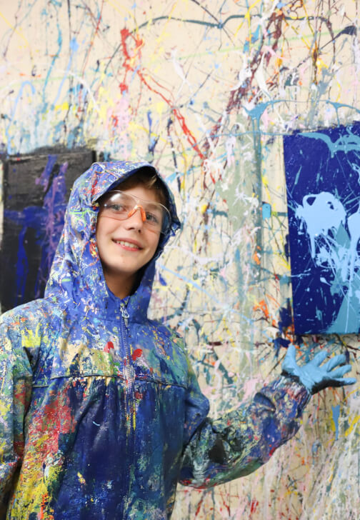 Children's Splatter Painting Class