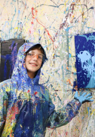 Children's Splatter Painting Class