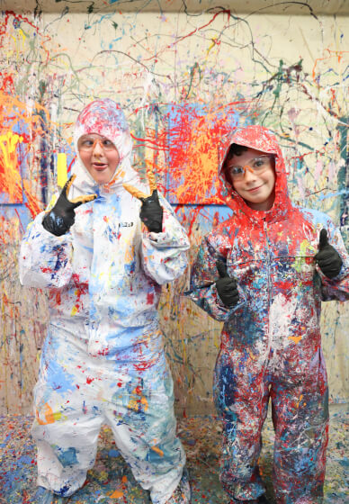 Children's Splatter Painting Class