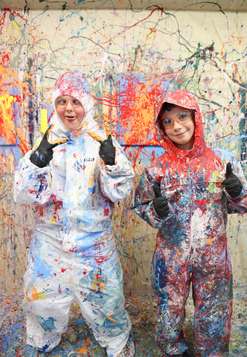 Children's Splatter Painting Class