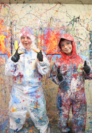 Children's Splatter Painting Class