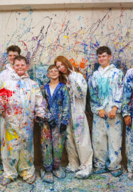 Children's Splatter Painting Class
