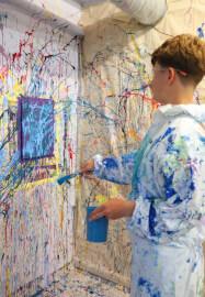 Children's Splatter Painting Class
