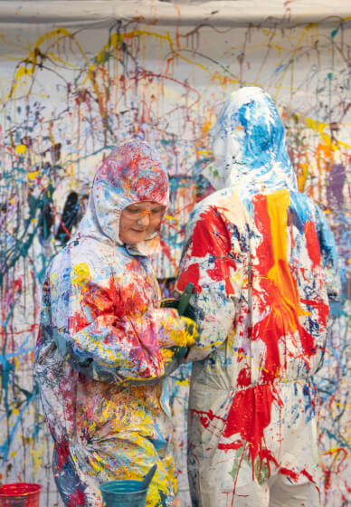 Children's Splatter Painting Class