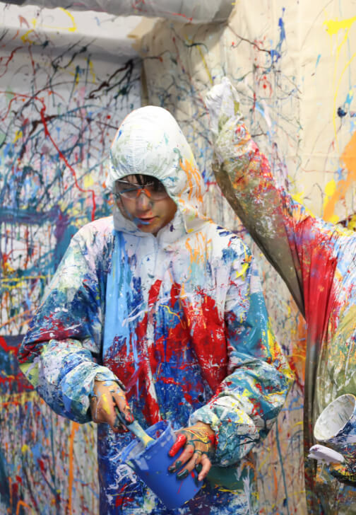 Children's Splatter Painting Class