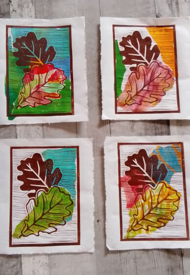 Chine Collé Lino Printing Workshop