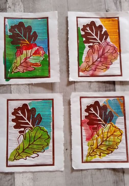 Chine Collé Lino Printing Workshop