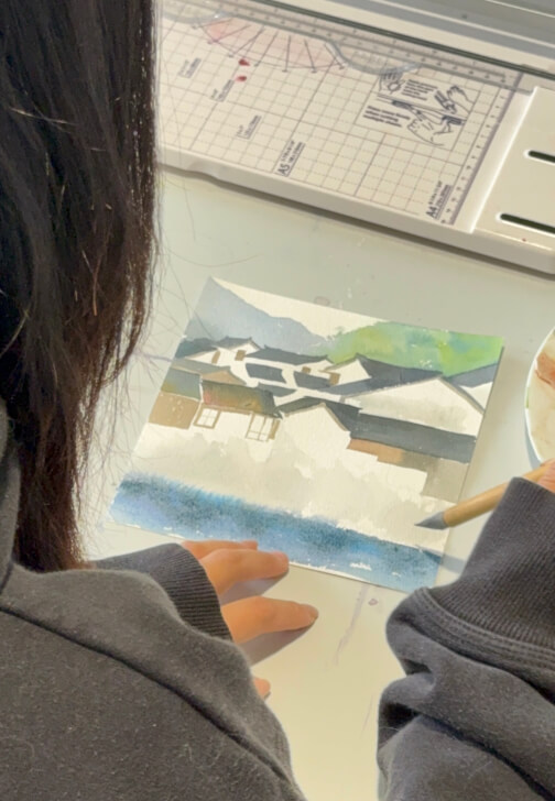 Chinese Architecture Watercolour Workshop with AshLAB
