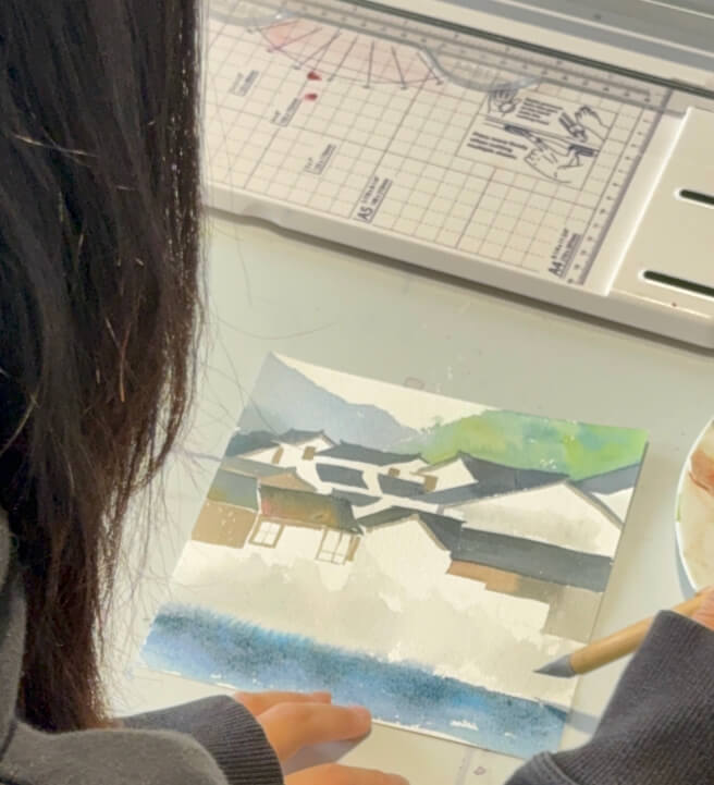 Chinese Architecture Watercolour Workshop with AshLAB