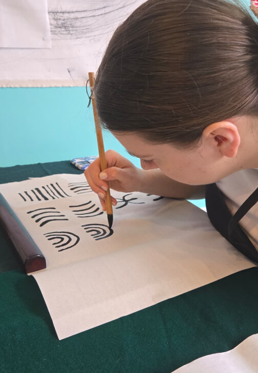 Chinese Calligraphy and Sip Workshop with Bubble Tea