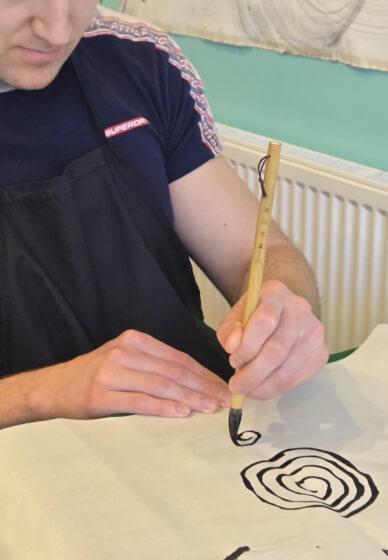 Chinese Calligraphy and Sip Workshop with Bubble Tea