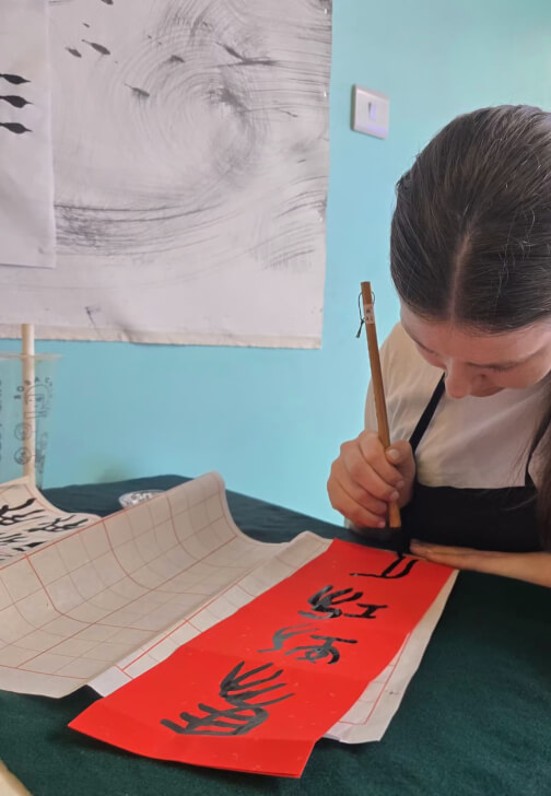Chinese Calligraphy and Sip Workshop with Bubble Tea