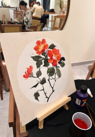 Chinese Ink Painting Workshop - Pomegranate Flower