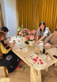 Chinese Ink Painting Workshop - Pomegranate Flower