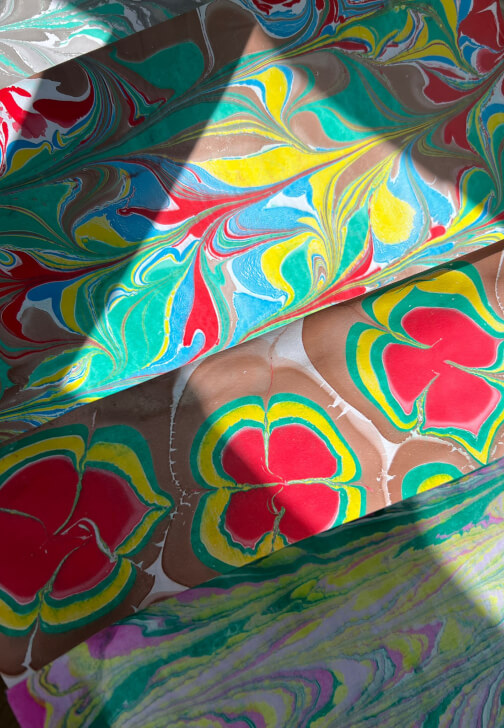 Chinese Water Marbling Workshop