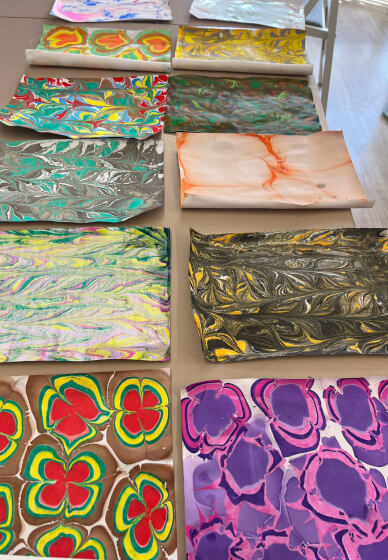 Chinese Water Marbling Workshop