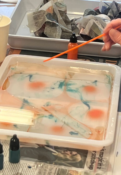 Chinese Water Marbling Workshop