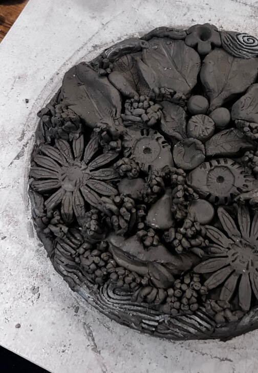 Clay Hand Building Class: Green Man Pottery Wall Plaque