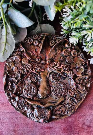 Clay Hand Building Class: Green Man Pottery Wall Plaque