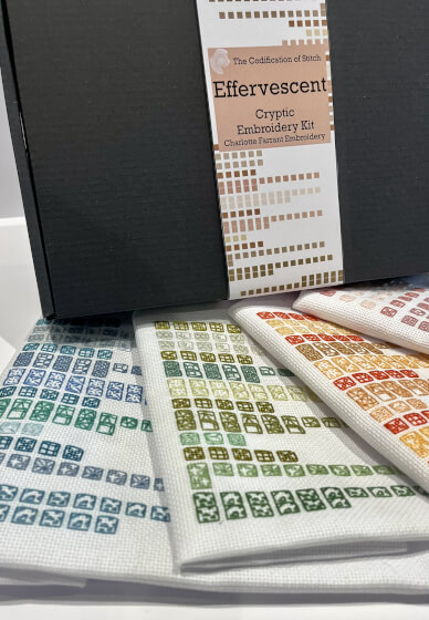 Coded Embroidery Kit - Effervescent