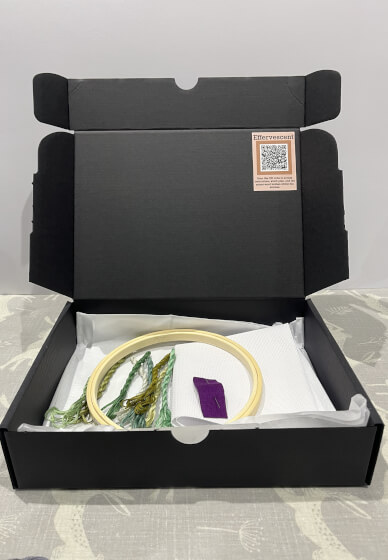 Coded Embroidery Kit - Effervescent
