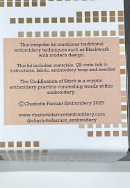 Coded Embroidery Kit - Effervescent