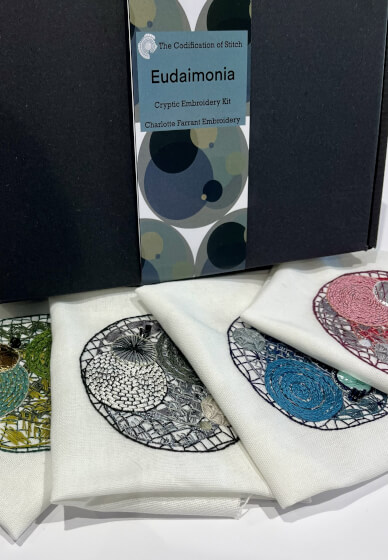 Coded Embroidery Kit - Eudaimonia