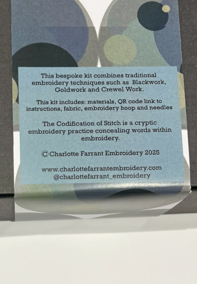Coded Embroidery Kit - Eudaimonia