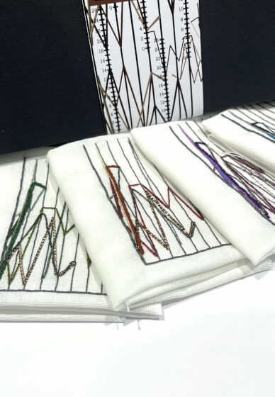 Coded Embroidery Kit - Happiness Is Not by Chance but by Choice