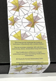 Coded Embroidery Kit - No Beauty Without Inteligence