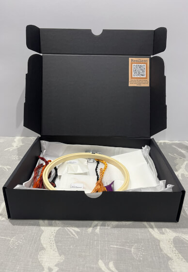 Coded Embroidery Kit - Resilient