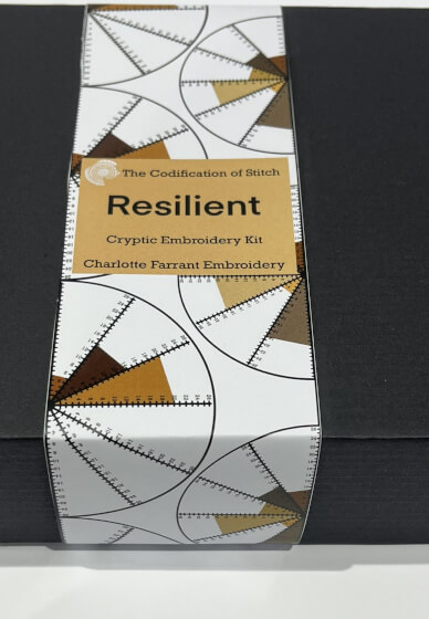 Coded Embroidery Kit - Resilient