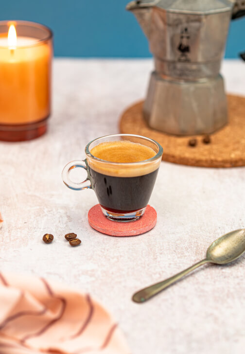 Coffee Coaster and Matching Mini Espresso Coaster Workshop