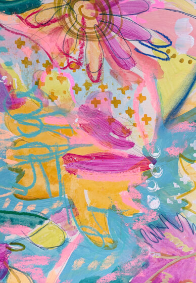 Collaborative Abstract Painting Workshop