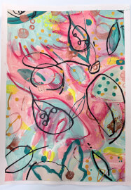 Collaborative Abstract Painting Workshop