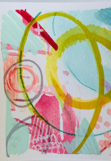 Collaborative Abstract Painting Workshop