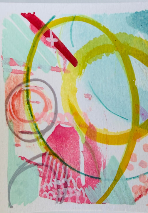 Collaborative Abstract Painting Workshop