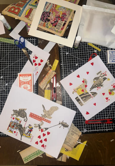 Collage ‘n' Cards Class