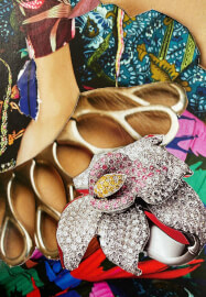 Collage Workshop in an Artist's Studio