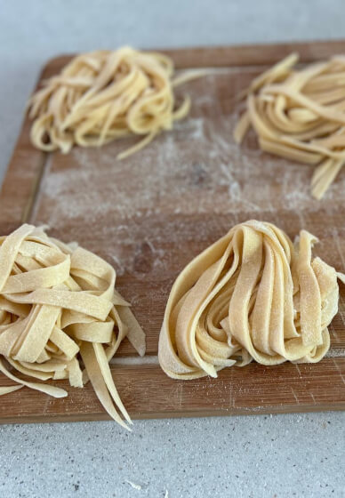 Colorful Tagliatelle and Classic Tiramisu Class