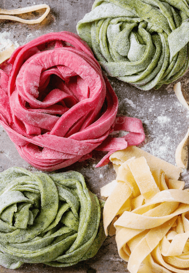 Colorful Tagliatelle and Classic Tiramisu Class