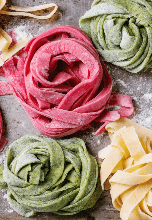 Colorful Tagliatelle and Classic Tiramisu Class