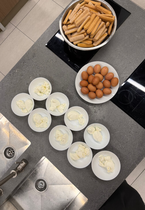 Colorful Tagliatelle and Classic Tiramisu Class