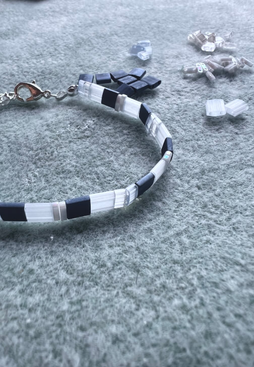 Colourful Japanese Tila Bead Bracelet Workshop