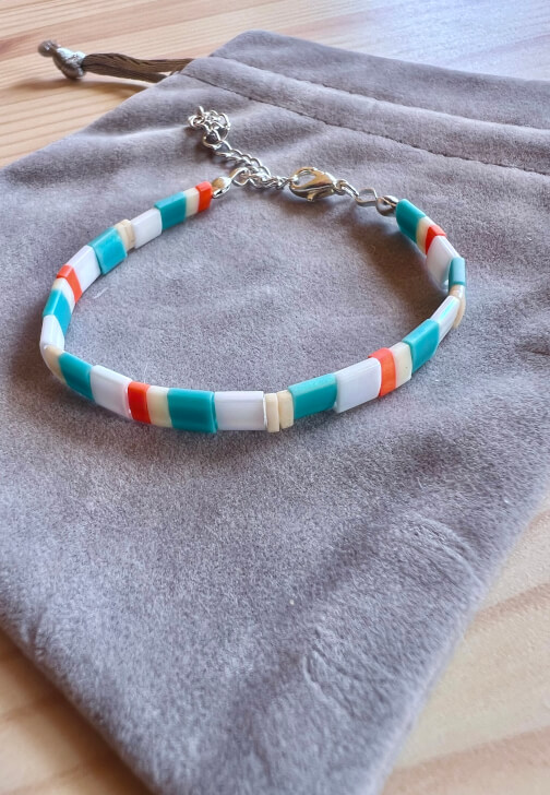 Colourful Japanese Tila Bead Bracelet Workshop