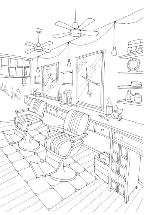 Colouring in Workshop: Interior Rooms