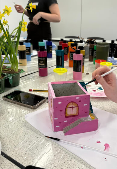 Concrete Planter Painting Workshop